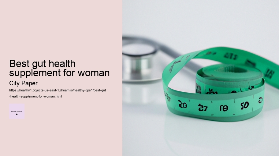 best gut health supplement for woman