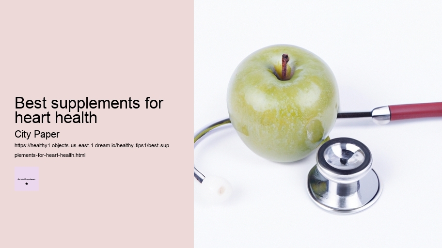 best supplements for heart health