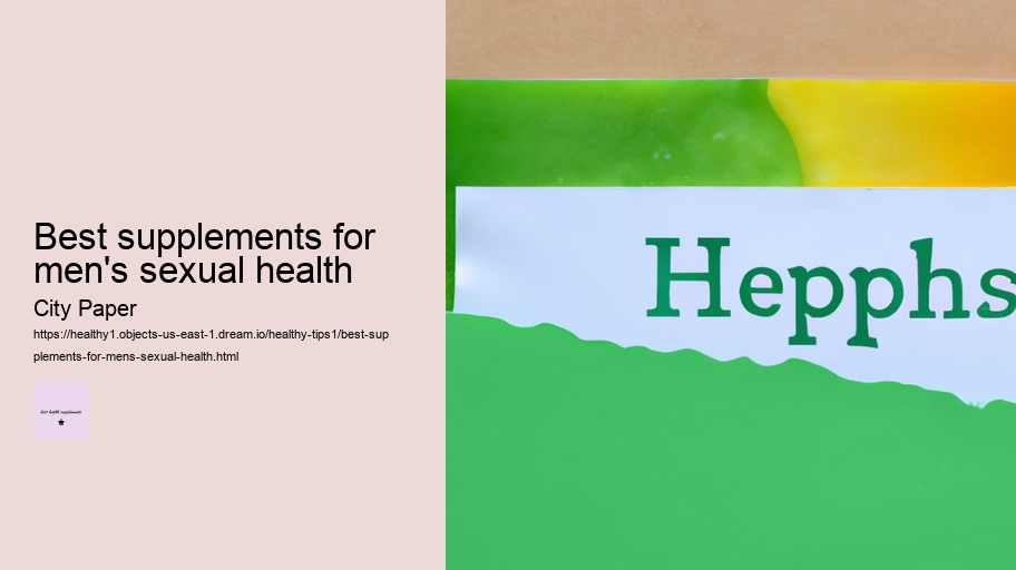 best supplements for men's sexual health