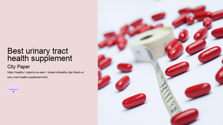 best urinary tract health supplement